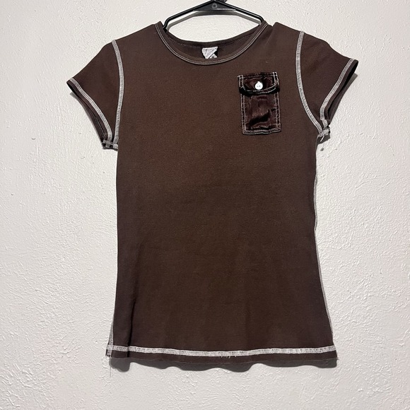 Jack and Jinger Women's Short Sleeve Blouse Pullover Shirt Size M - Picture 1 of 6